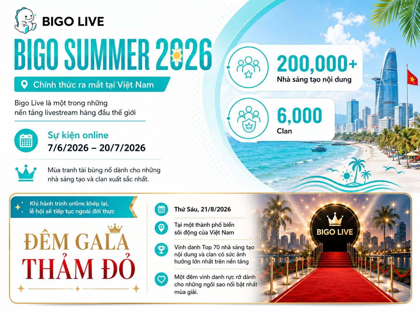 Hình ảnh sự kiện BIGO SUMMER 2026 tại Việt Nam