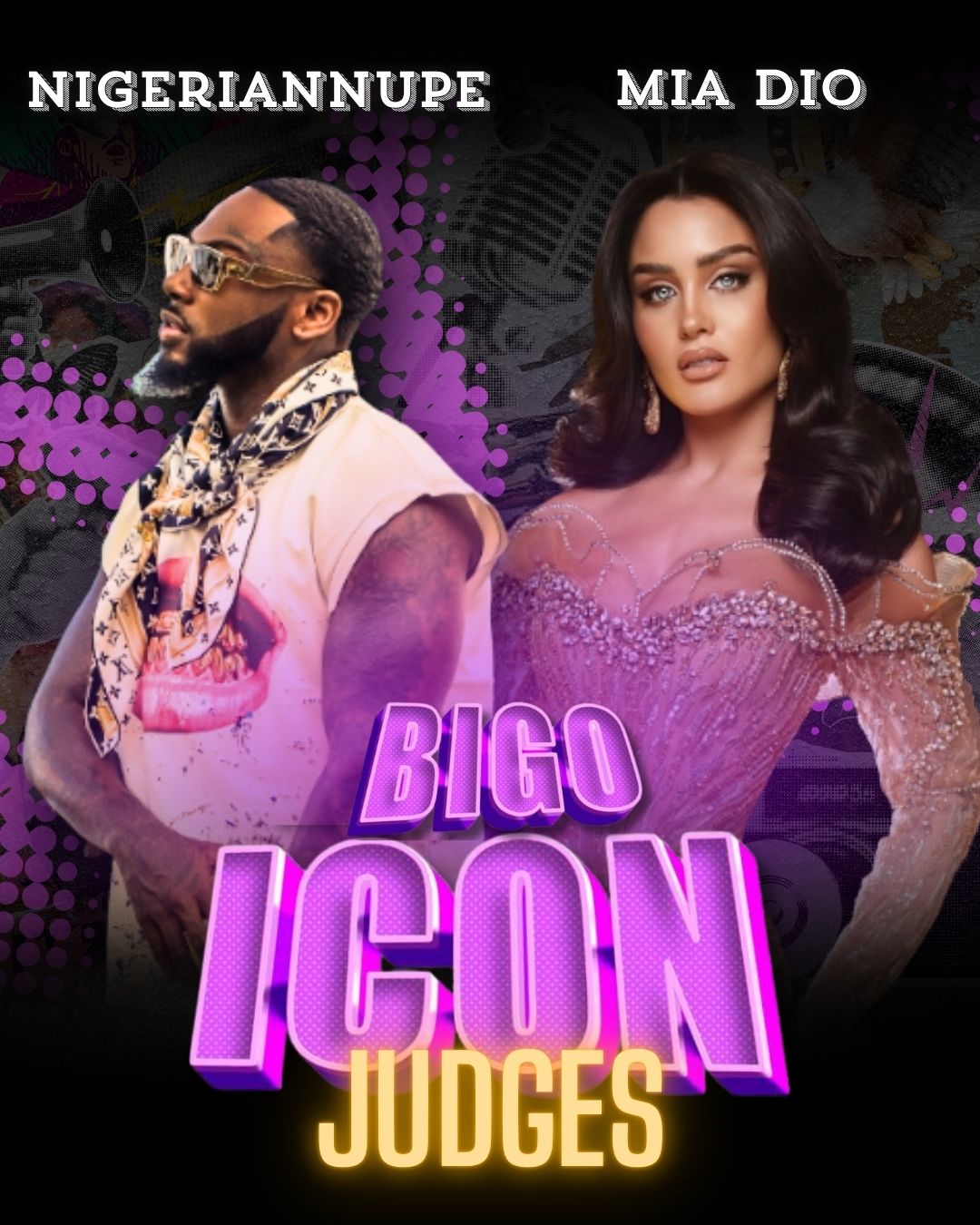 BIGO ICON 2025 global talent showcase campaign artwork