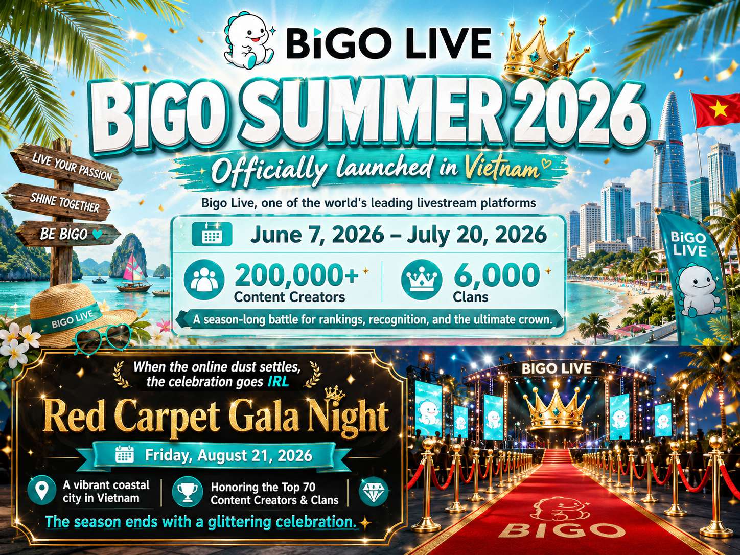 BIGO SUMMER 2026 Vietnam event visual