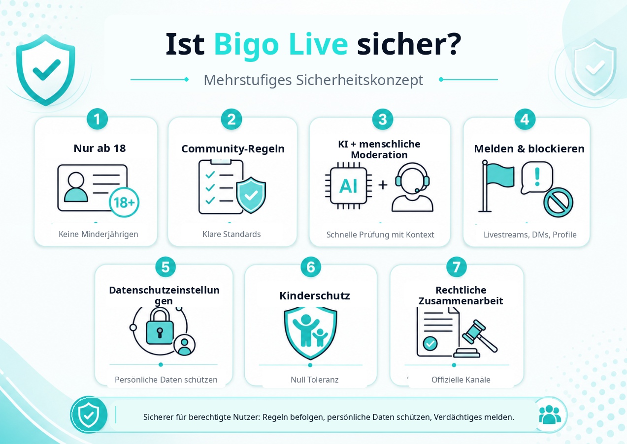 Überblick zur Sicherheit von Bigo Live