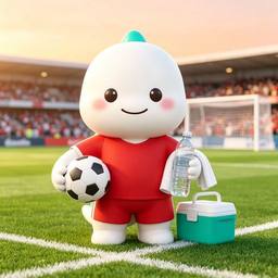 Soccer mascot for The Ride-or-Die Fan