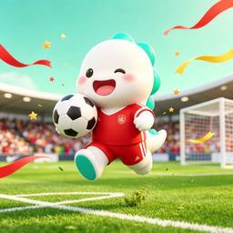 Soccer mascot for The Comeback Believer