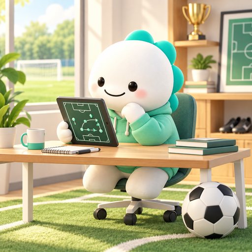 Soccer mascot for The Replay Analyst