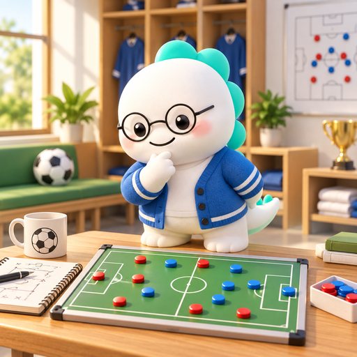 Soccer mascot for The Long-Game Planner